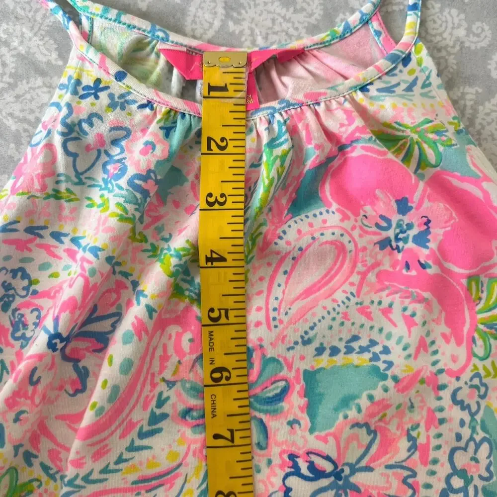 Lilly Pulitzer Mabry Halter Dress In Flock Full Of Fun Size XS - Picture 11 of 12